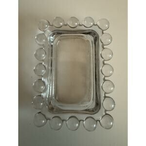 Imperial Glass Candlewick Ashtray Crystal Clear A4